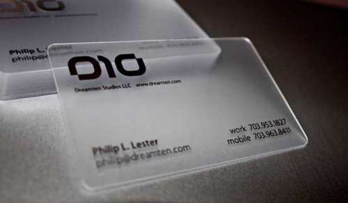 In name card bằng chất liệu plastic tại Nhóm In